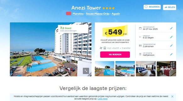 Anezi Tower: Vakantiedeal met Uitzicht op Agadir!