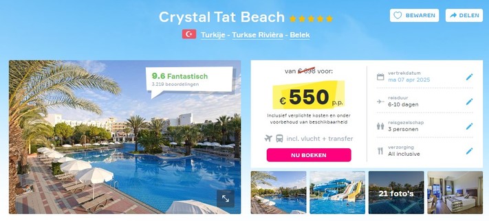 crystal-tat-beach-belek-turkije-korting